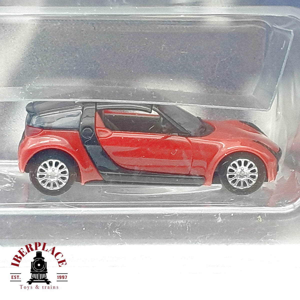♻️ ✨ Busch 1610 3 coches Smart Forfour y Smart Roadster Escala H0 1:87