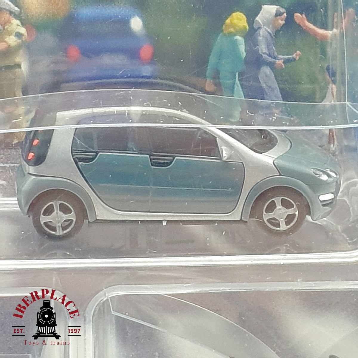 ♻️ ✨ Busch 1610 3 coches Smart Forfour y Smart Roadster Escala H0 1:87