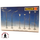 ♻️🆕 Faller 625 Farolas lamparas iluminacion calle maqueta kit Escala H0 1:87