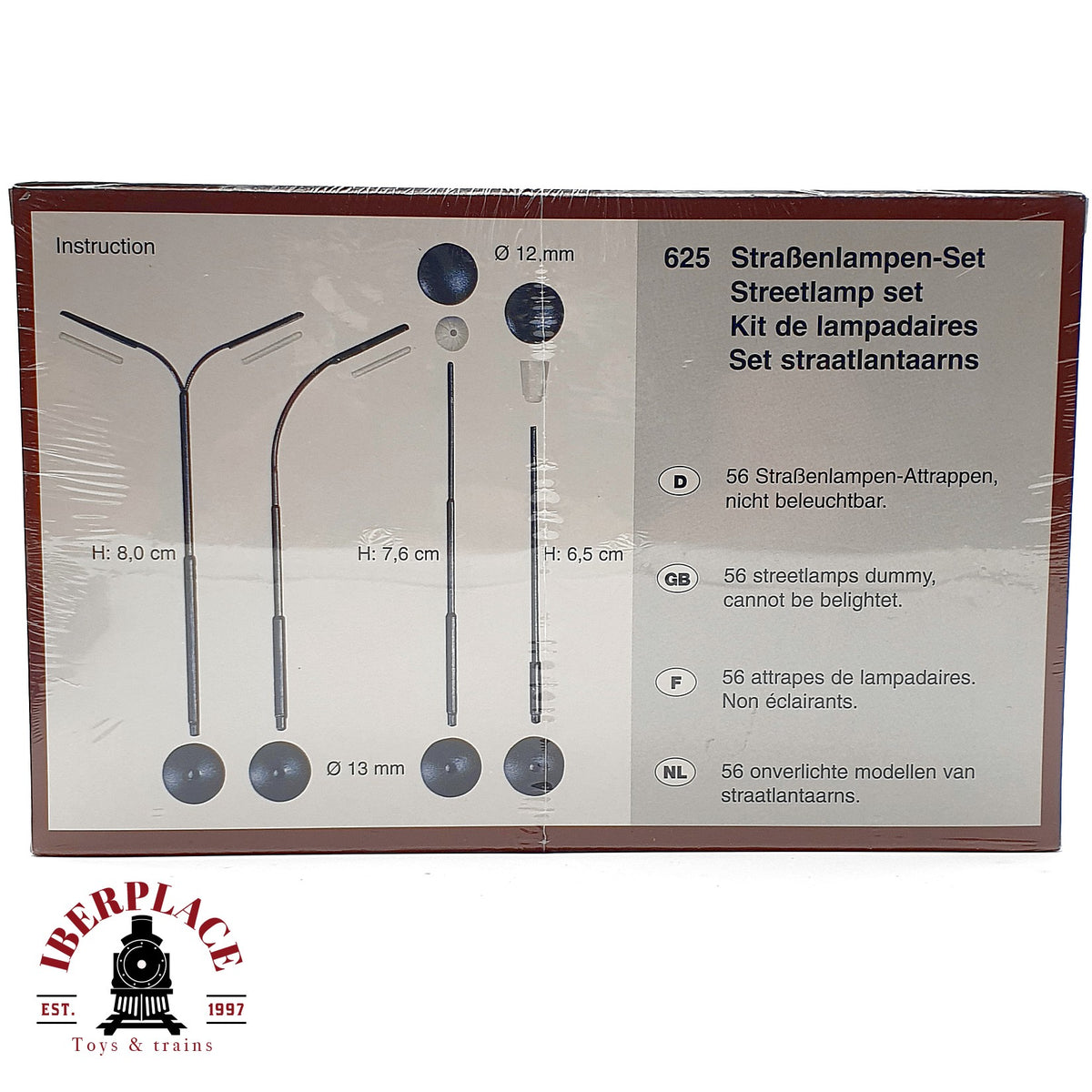 ♻️🆕 Faller 625 Farolas lamparas iluminacion calle maqueta kit Escala H0 1:87