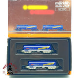 ♻️✨ Märklin 82203 set 2 vagones cisterna Lebensmittel SBB CFF FFS Escala Z 1:220