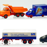 ♻️ 🚂 WIKING 9x vehiculos camiones cisterna Shell obras apisonadora Escala H0 1:87