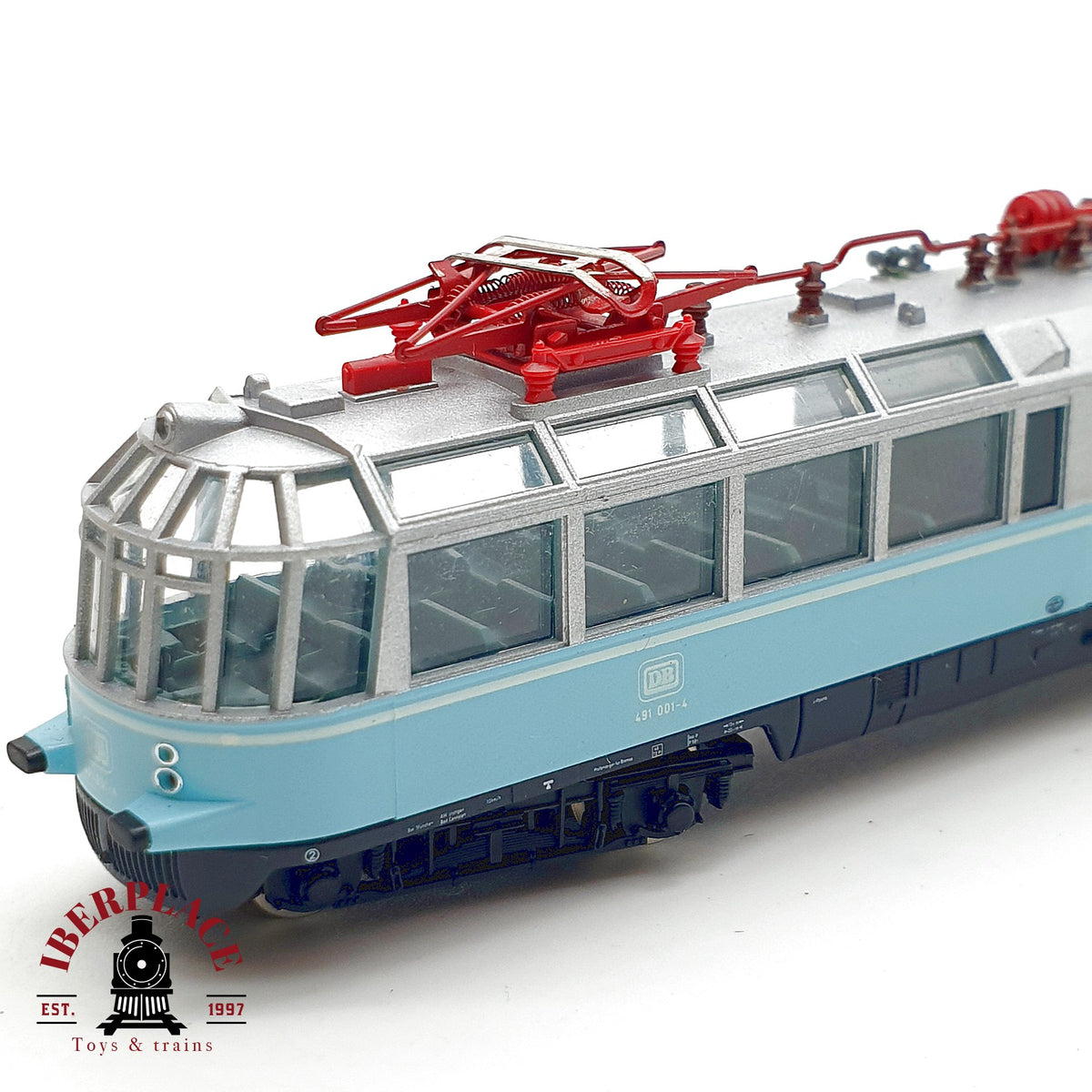 ♻️ Fleischmann 7410 automotor ET 91 Gläserner Zug DB Ep III escala N 1:160