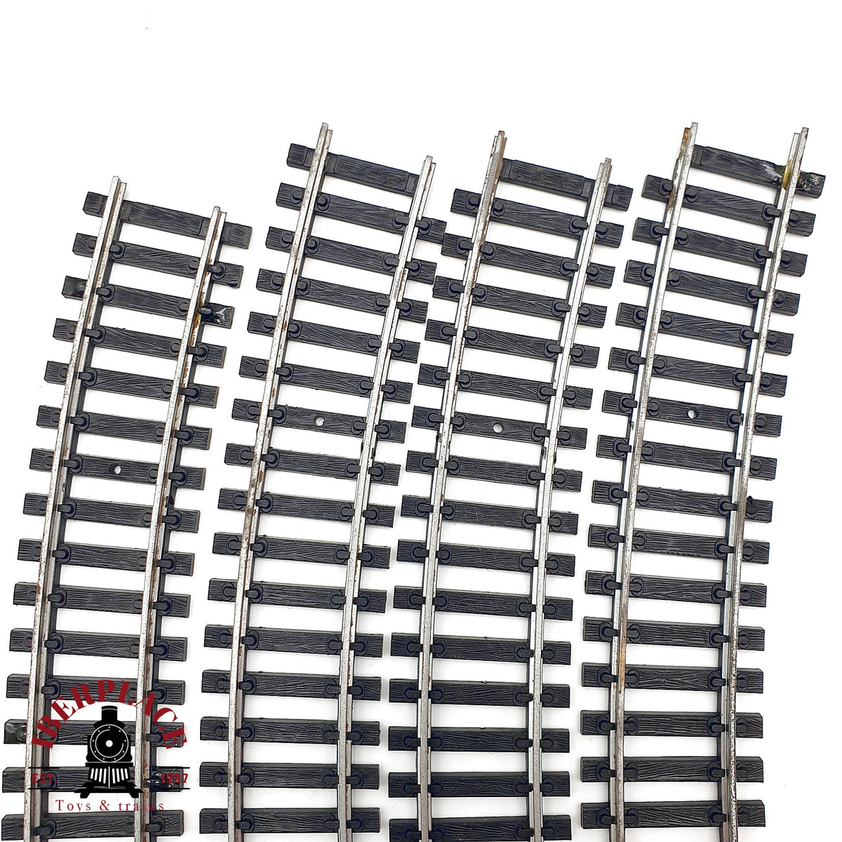 ♻️ Jouef 10x 870 Vías Curvas R385 - 🟡 GRADE B Escala H0 1:87