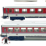 ♻️✨ Märklin 2x vagones IC DB 4055 4057 1a clase y Restaurant Orientrot AC Escala H0 1:87