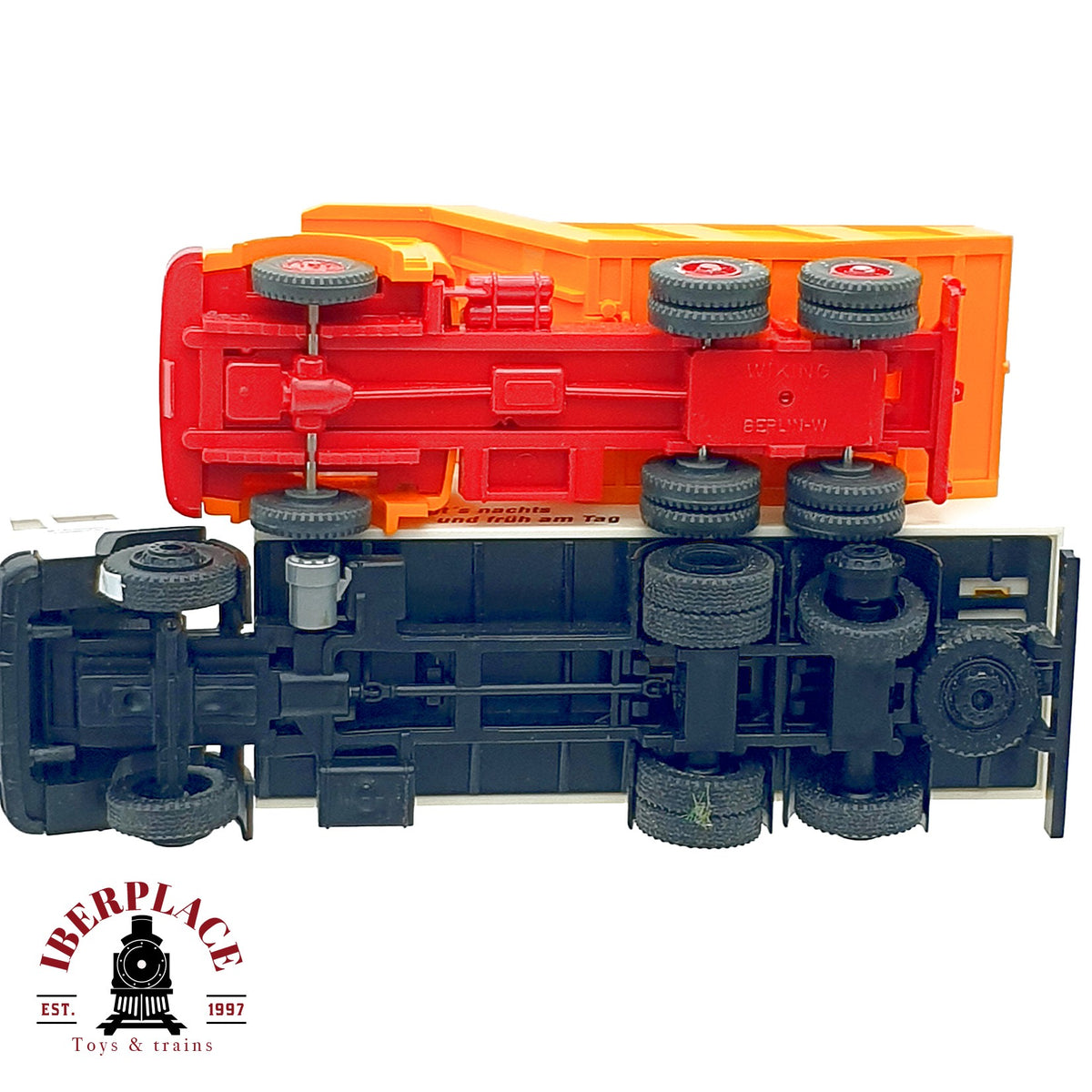 ♻️ 🚂 WIKING 9x vehiculos camiones cisterna Shell obras apisonadora Escala H0 1:87