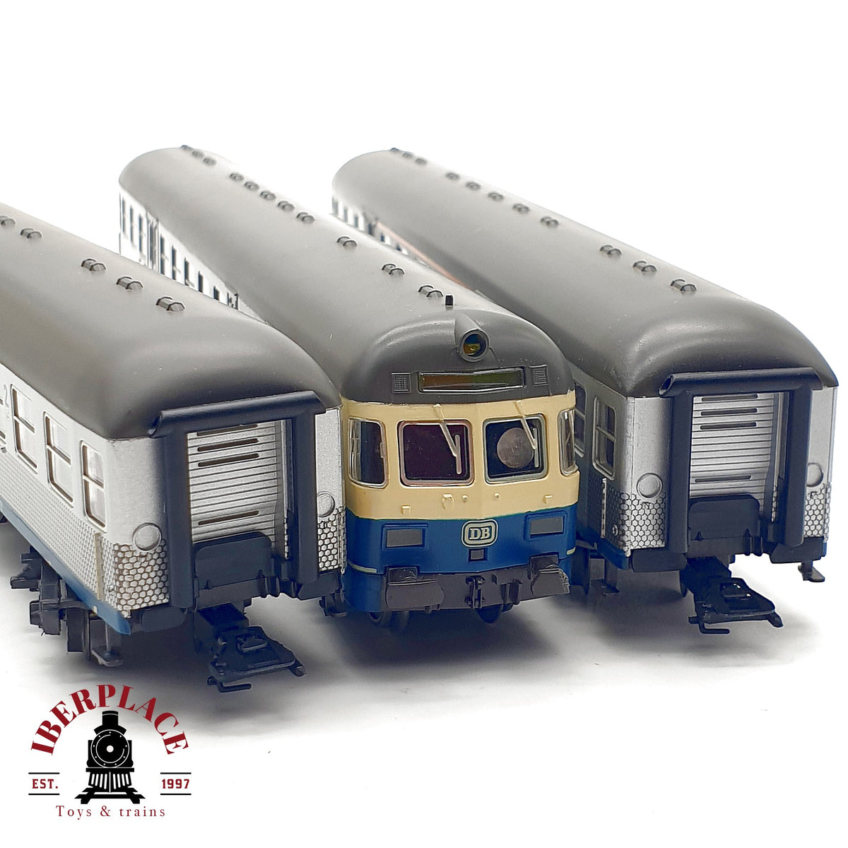 ♻️✨ Märklin  Set 3x vagones Silberlinge DB 4255 4256 4257 Steuerwagen Escala H0 1:87