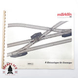 ♻️ Märklin 0720 libro planos vias K catalogo Escala H0 1:87