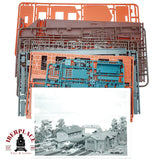♻️ Plastoy 220 216 0 Lokschuppen deposito locomotoras kit para montar Escala H0 1:87