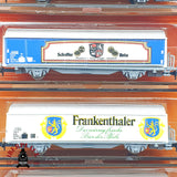 ♻️ Roco 6x vagones cerveceros Bierwagen Schwaben Bräu Hofbräu DB escala N 1:160