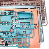 ♻️ Plastoy 220 216 0 Lokschuppen deposito locomotoras kit para montar Escala H0 1:87