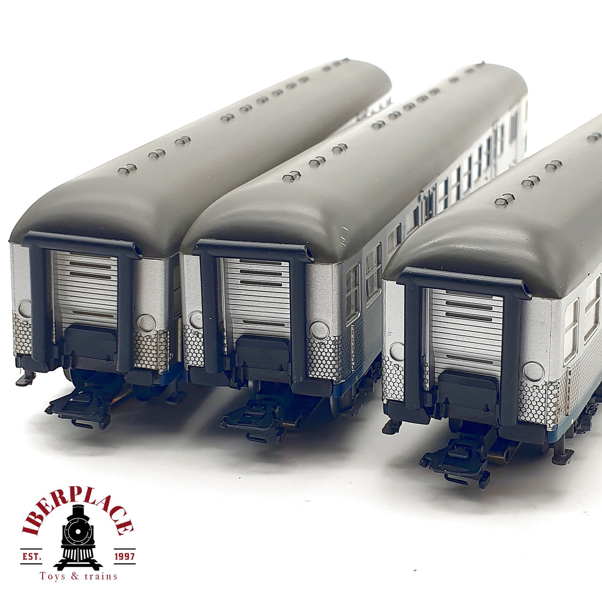 ♻️✨ Märklin  Set 3x vagones Silberlinge DB 4255 4256 4257 Steuerwagen Escala H0 1:87