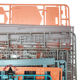 ♻️ Plastoy 220 216 0 Lokschuppen deposito locomotoras kit para montar Escala H0 1:87