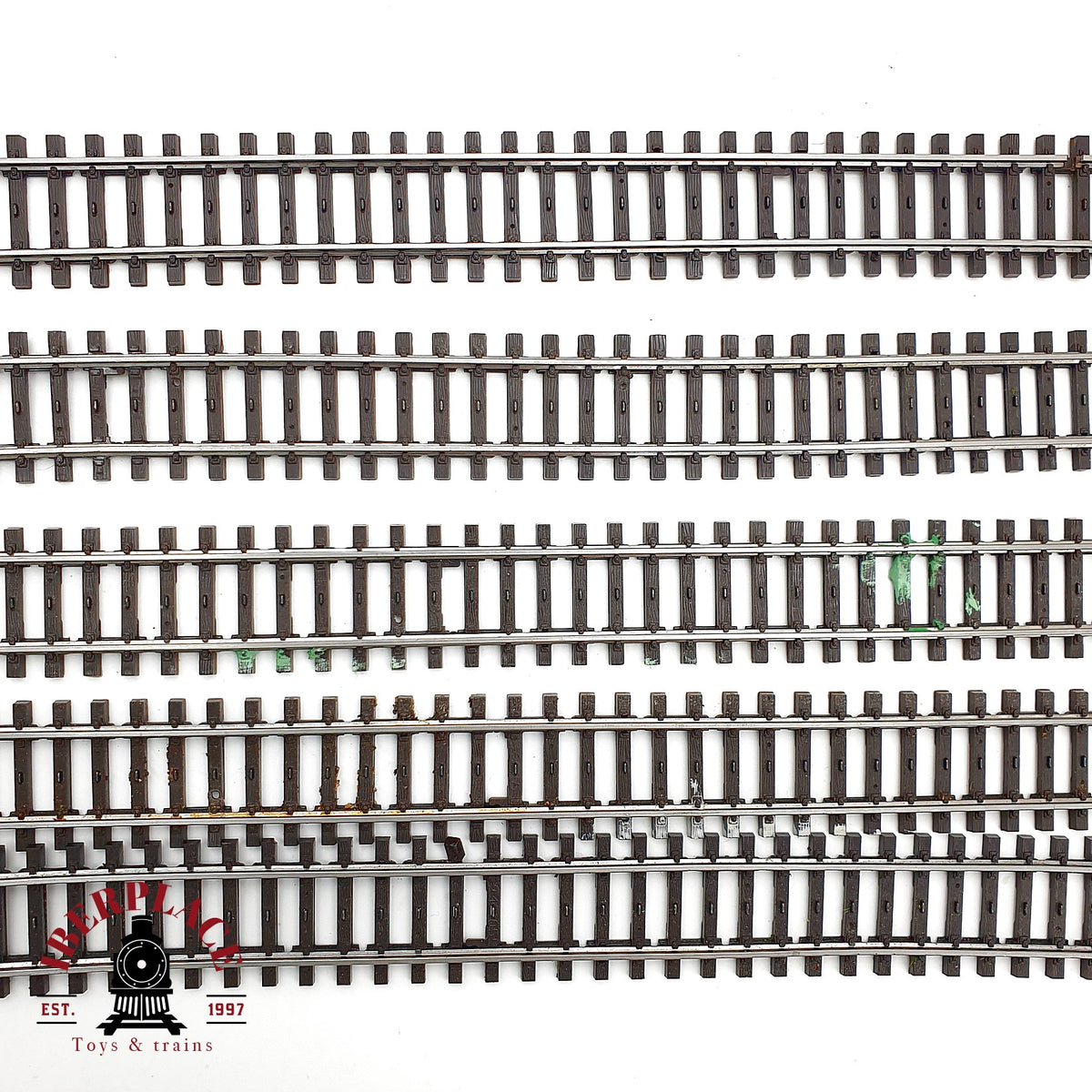 ♻️  Märklin 2205 5x vias flexibles Flexgleis via K - 🟡 GRADE B  🔴 GRADE C Escala H0 1:87