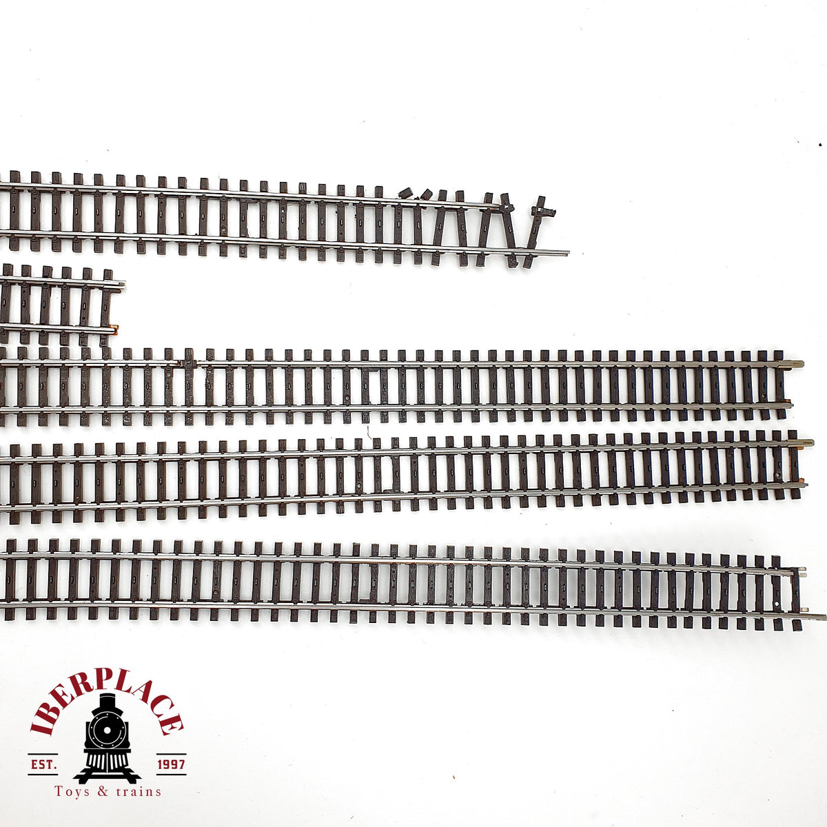 ♻️  Märklin 2205 5x vias flexibles Flexgleis via K - 🟡 GRADE B  🔴 GRADE C Escala H0 1:87