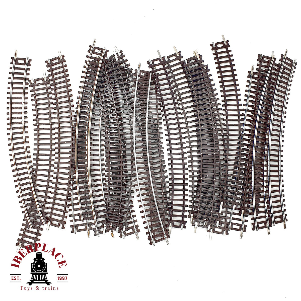 ♻️  22x vias curvas fabricadas por Roco austria - 🟢 GRADE A Escala H0 1:87