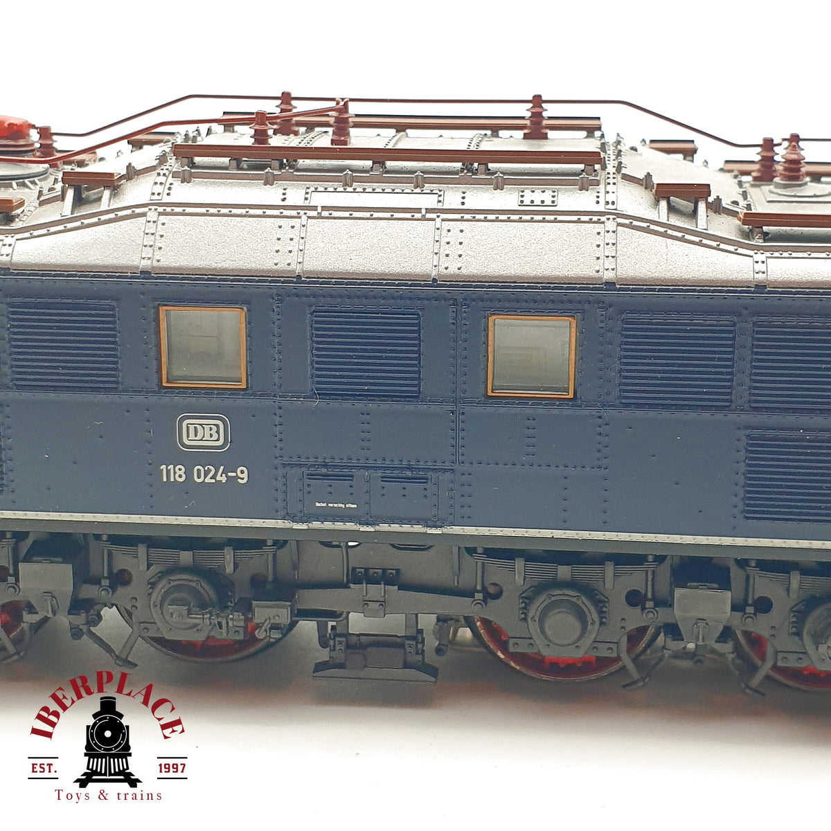 ♻️✨ Märklin 3368 Locomotora electrica BR 118 024-9 DB Ep IV E18 azul Escala H0 1:87