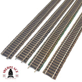 ♻️ 4x Fleischmann 6106 Via Flexible 800mm Profi-Gleis Balasto 🟢 GRADE A + 🟡 GRADE B Escala H0 1:87