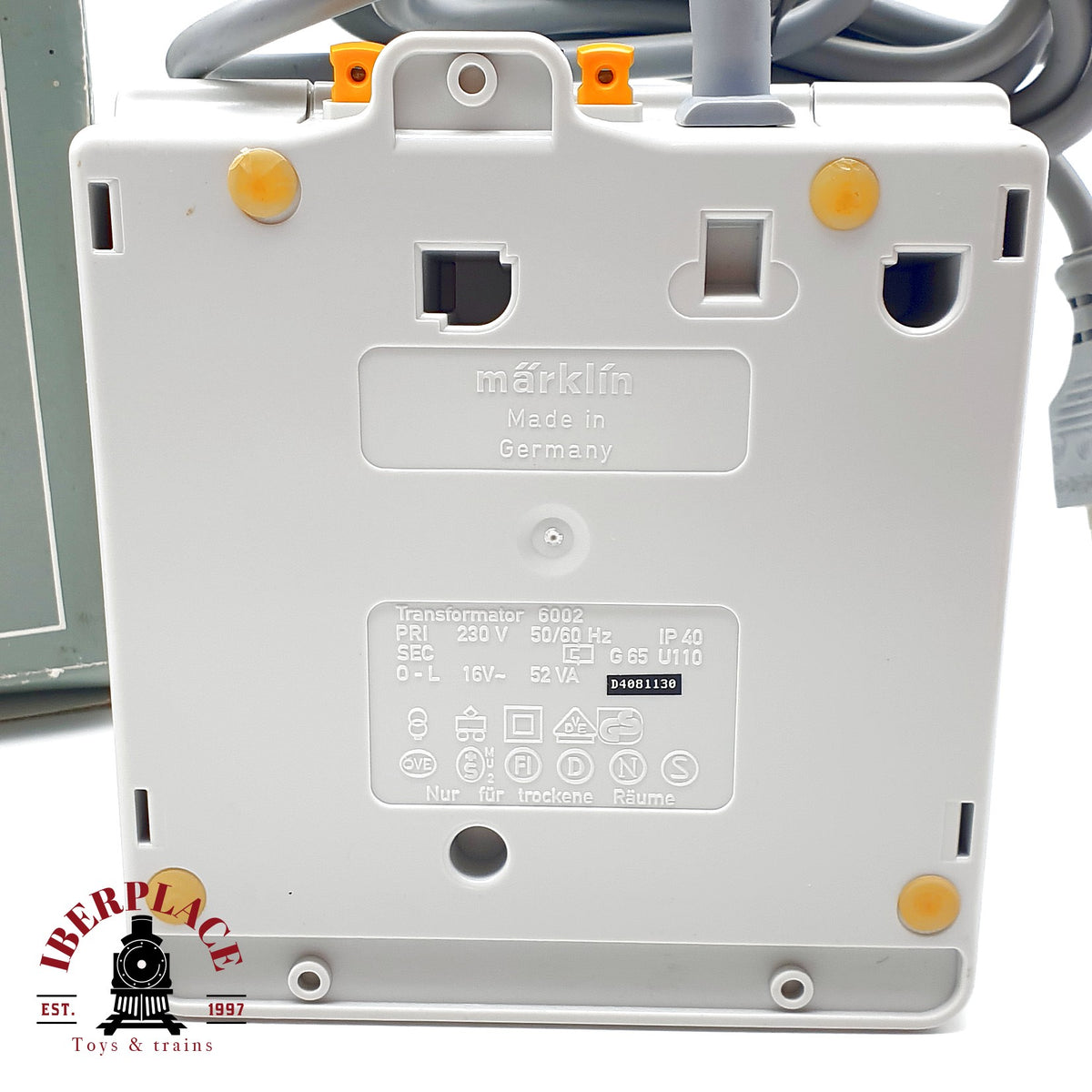 ♻️ Marklin 6002 Digital transformador alimentación Escala H0 1:87