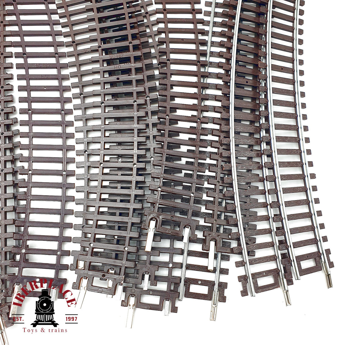 ♻️  22x vias curvas fabricadas por Roco austria - 🟢 GRADE A Escala H0 1:87