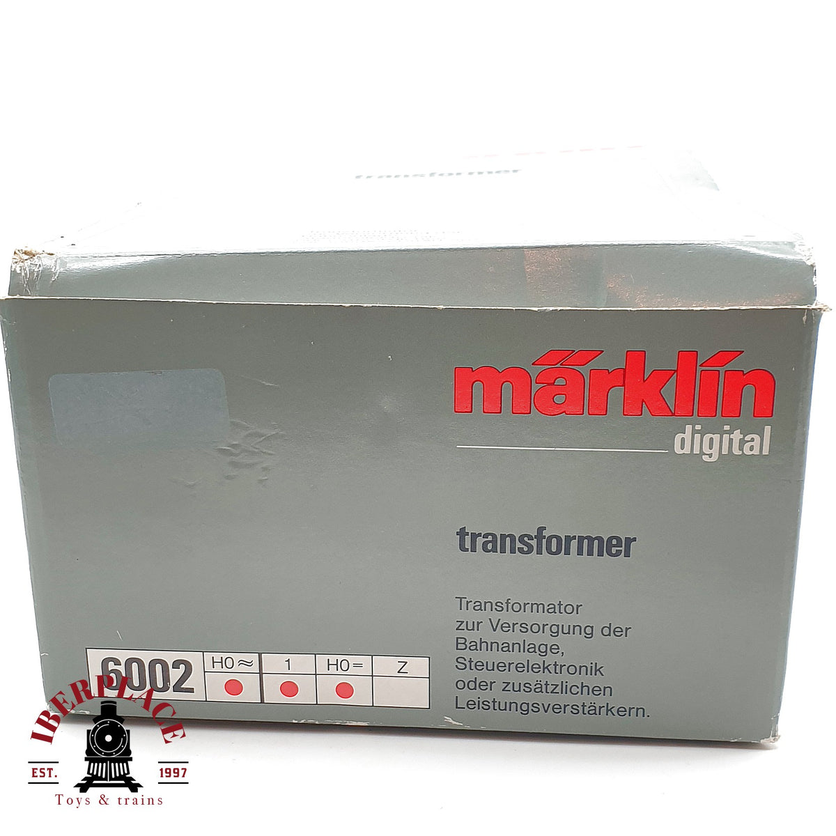 ♻️ Marklin 6002 Digital transformador alimentación Escala H0 1:87