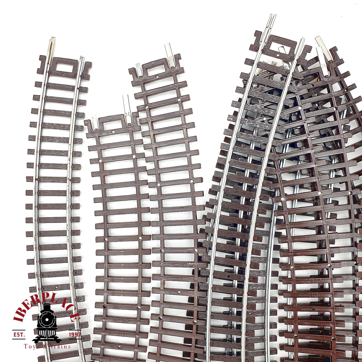 ♻️  22x vias curvas fabricadas por Roco austria - 🟢 GRADE A Escala H0 1:87