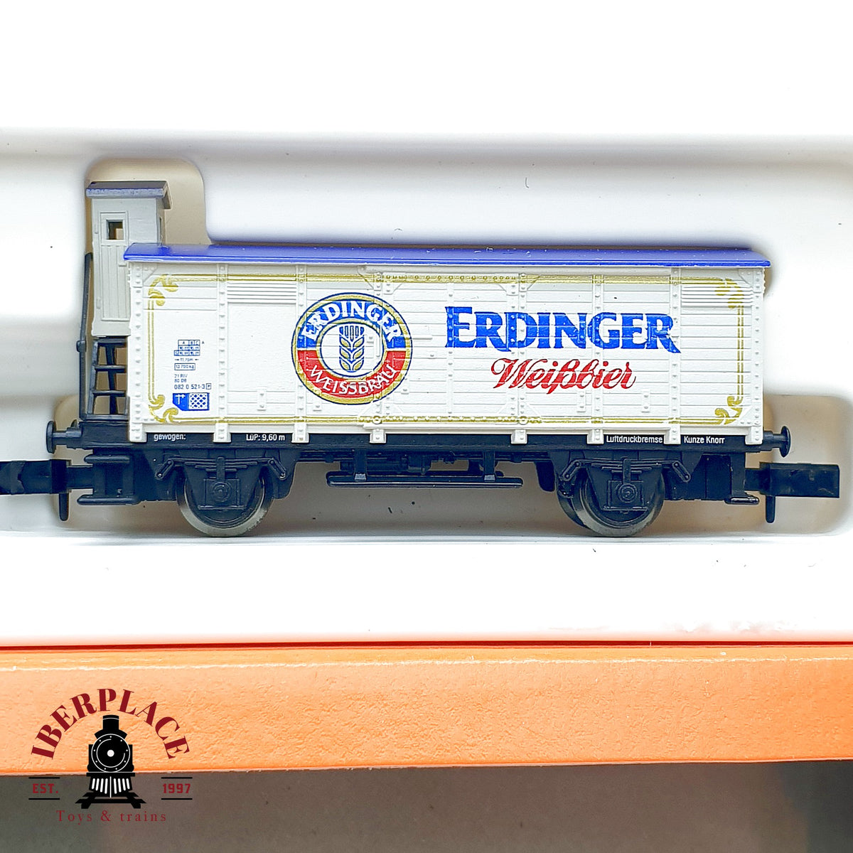 ♻️ Arnold 0250 set 3 vagones cerveceros Erdinger Schneider Weisse DB escala N 1:160