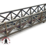 ♻️ 🚂 Puente reticulado de celosia en celosia para maqueta trenes Escala H0 1:87