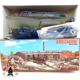 ♻️ Vollmer 5758 Deposito cocheras circulares Ringlokschuppen kit Escala H0 1:87