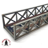 ♻️ 🚂 Puente reticulado de celosia en celosia para maqueta trenes Escala H0 1:87