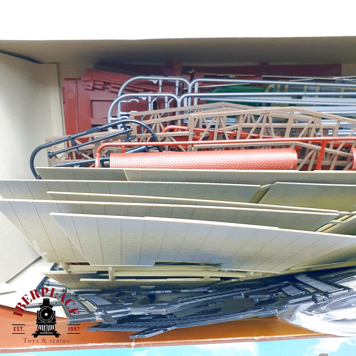 ♻️ Vollmer 5758 Deposito cocheras circulares Ringlokschuppen kit Escala H0 1:87