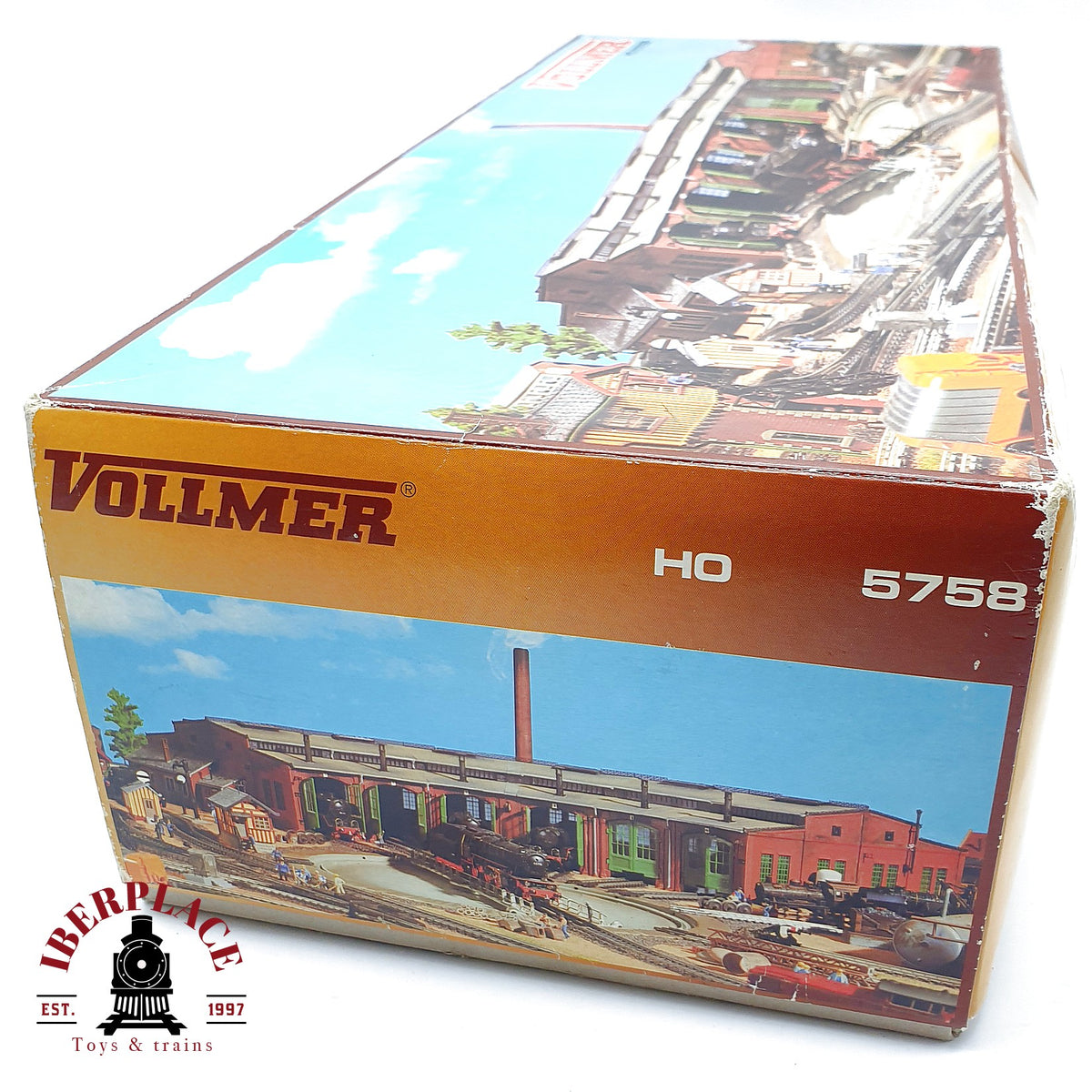 ♻️ Vollmer 5758 Deposito cocheras circulares Ringlokschuppen kit Escala H0 1:87