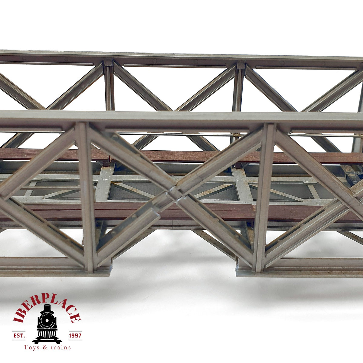 ♻️ 🚂 Puente reticulado de celosia en celosia para maqueta trenes Escala H0 1:87