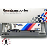 ♻️✨ Herpa camion MAN BMW Motorsport Team Schnitzer Renntransporter Escala H0 1:87