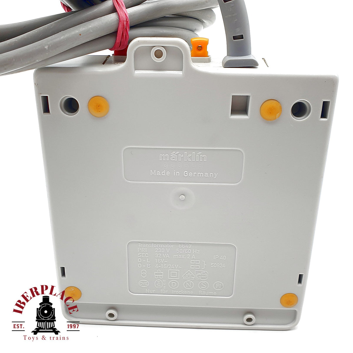 ♻️ Marklin 6647 transformador regulador de velocidad 32 VA 230V analógico Escala H0 1:87