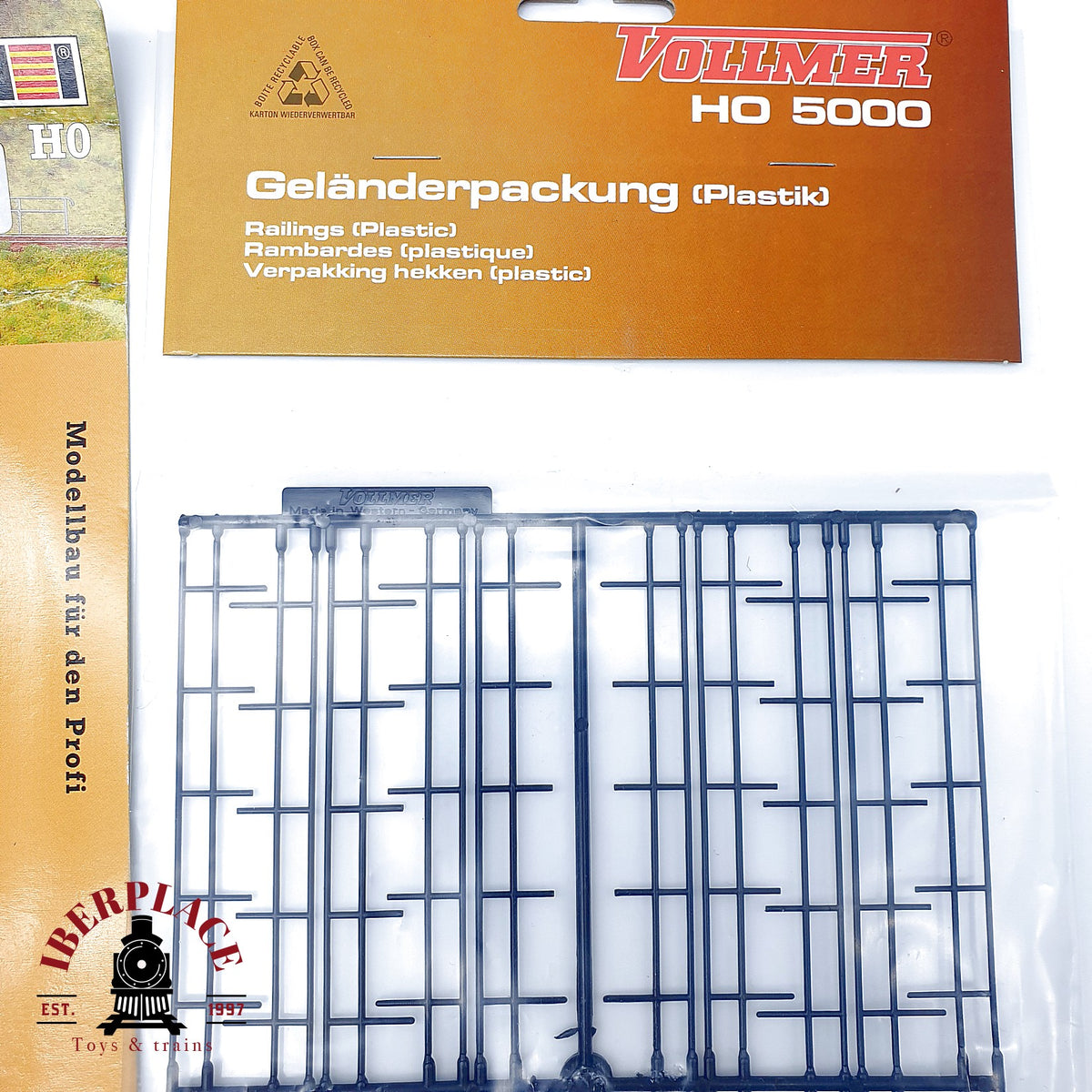 ♻️ 🚂 Faller Vollmer Lote Accesorios barandillas Chasis base para cobertizo Escala H0 1:87