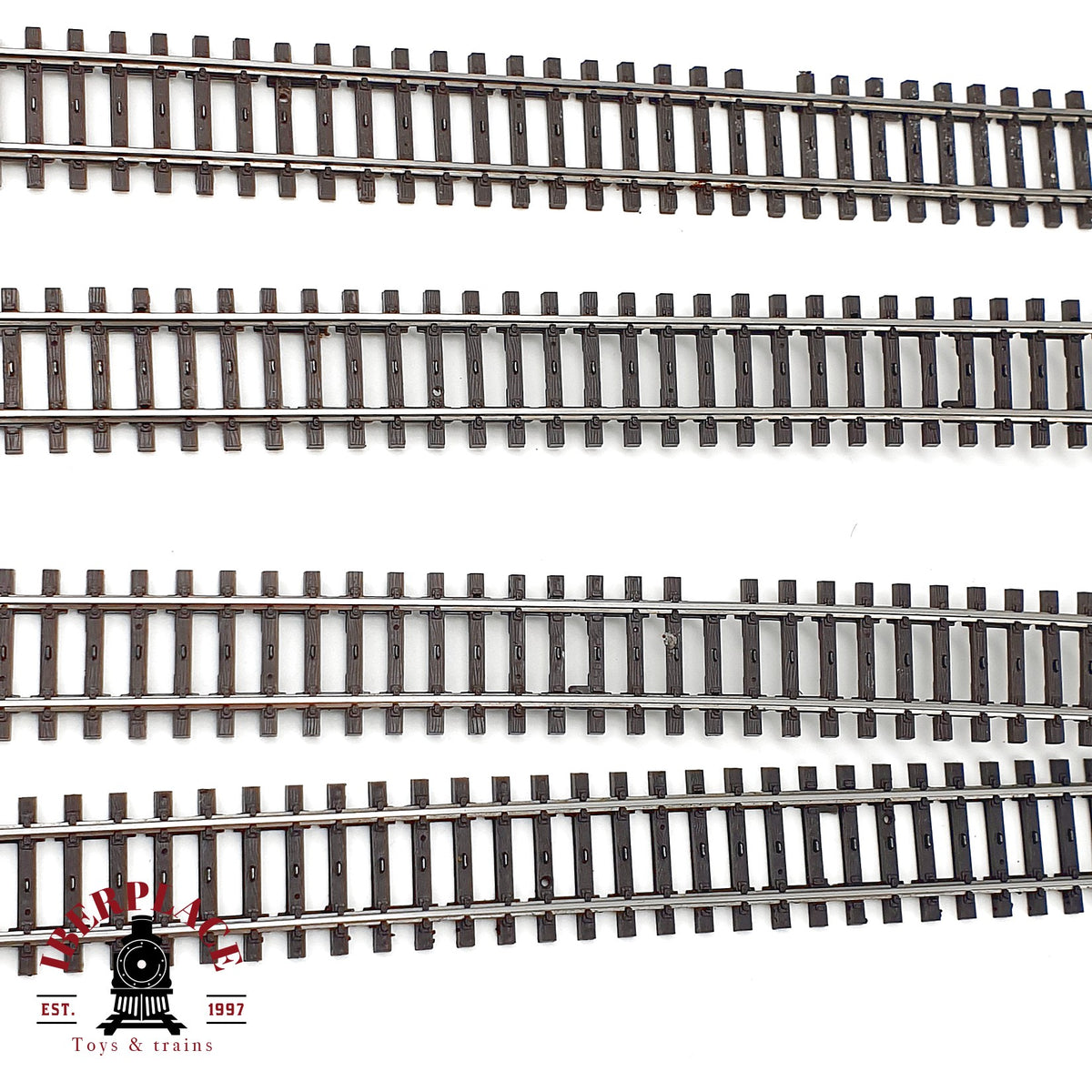 ♻️  Märklin 2205 5x vias flexibles Flexgleis via K 🔴 GRADE C Escala H0 1:87