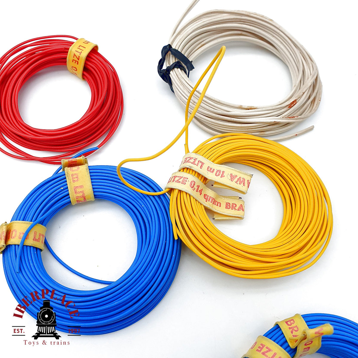 ♻️ 21x Brawa cables conexion de varios colores Escala H0 1:87