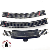 ♻️  Bachmann 10x vias curvas R18 30 🟢 GRADE A Escala H0 1:87