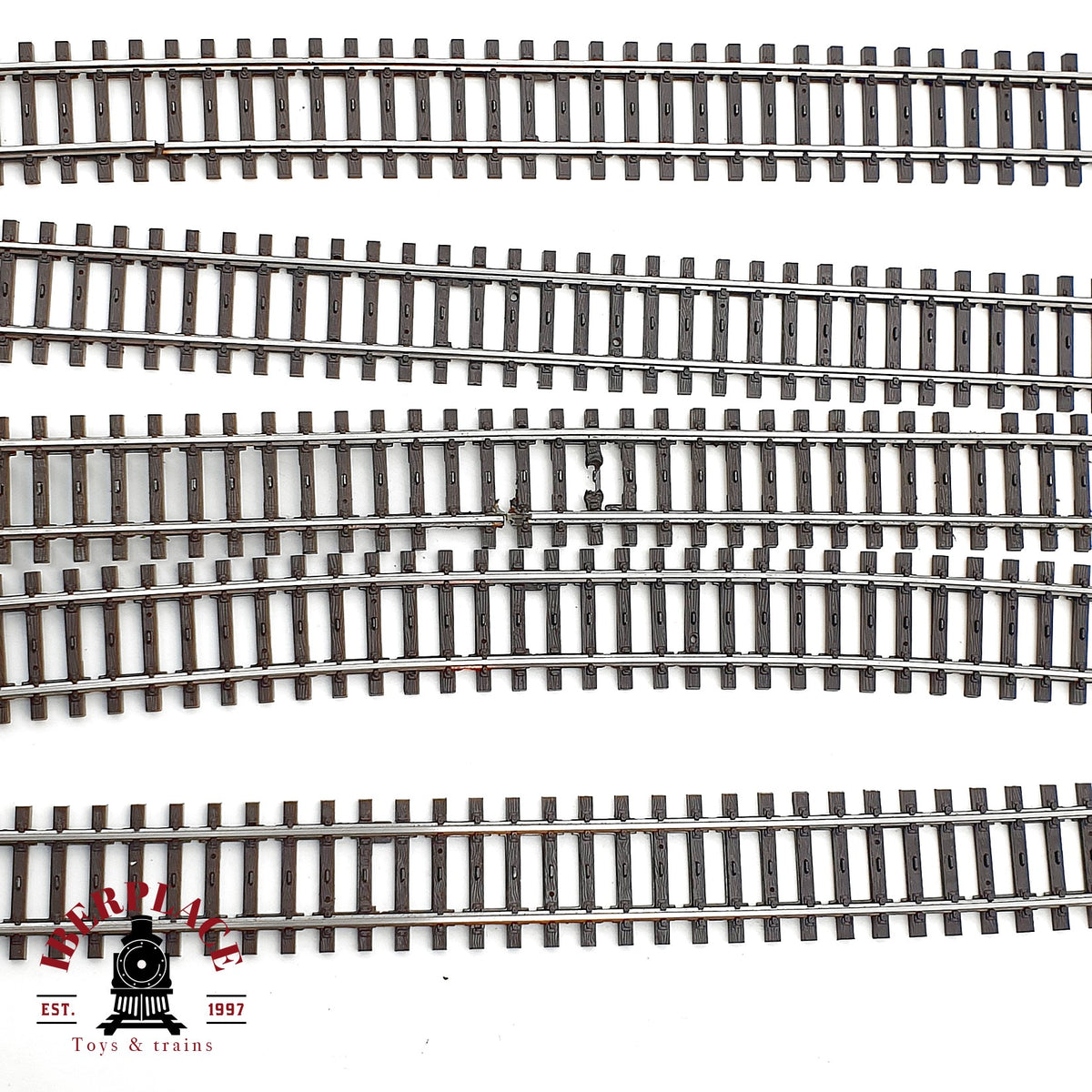♻️  Märklin 2205 5x vias flexibles Flexgleis via K - 🟢 GRADE A + 🟡 GRADE B Escala H0 1:87