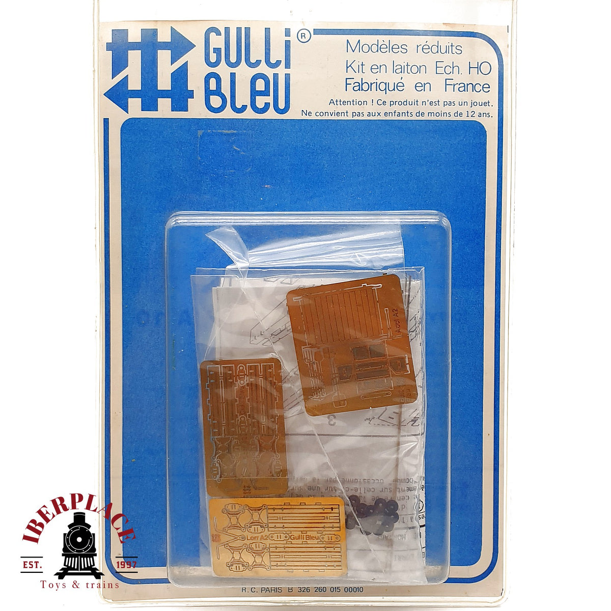 ♻️🚂 Gulli Bleu Kit en laton LORR A2 Bausatz Messing Laiton Escala H0 1:87