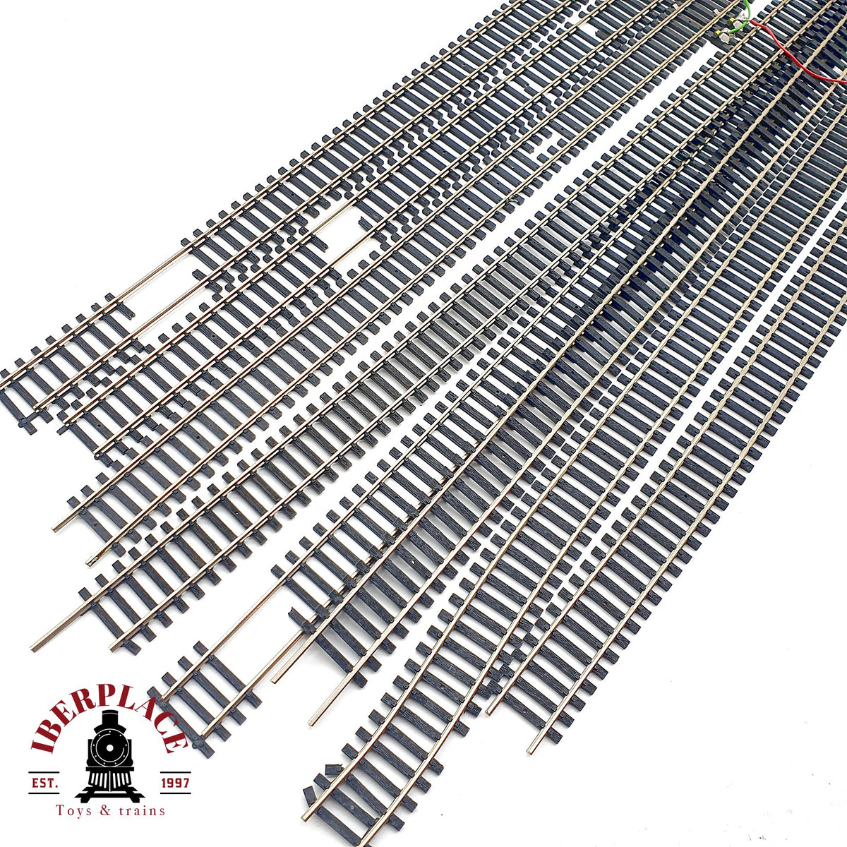 ♻️ Roco 4446 4400/4401 8x Vias Flexibles 970mm 2.5mm Neusilber - 🔴 GRADE C Escala H0 1:87