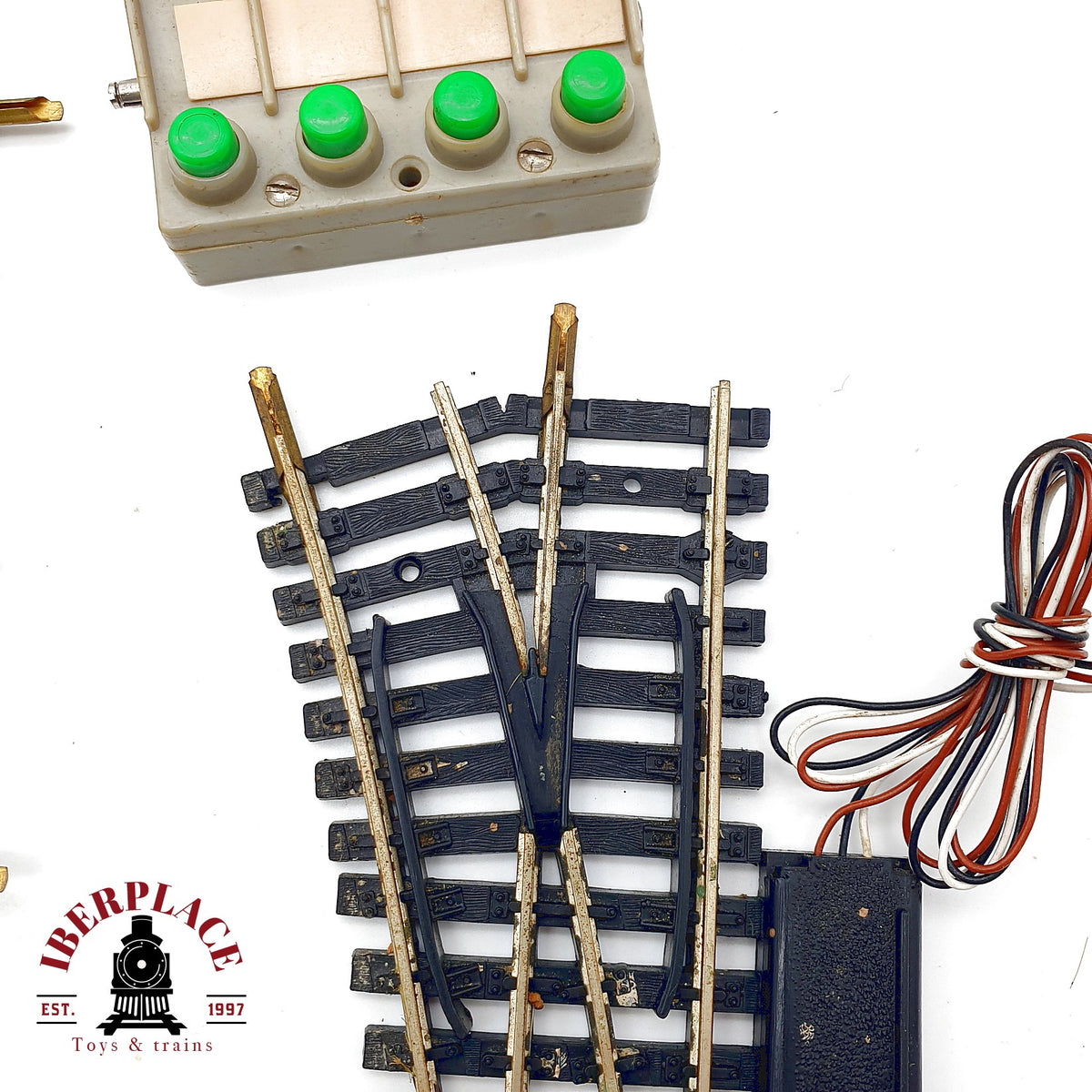 ♻️  Jouef 4 desvios electricos y pupitre mando - 🟡 GRADE B  Escala H0 1:87