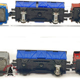 ♻️ 🚂 Extra Things Lote trenes hierro fundido para decoración compatibles vías N años 80 - N escala 1:160