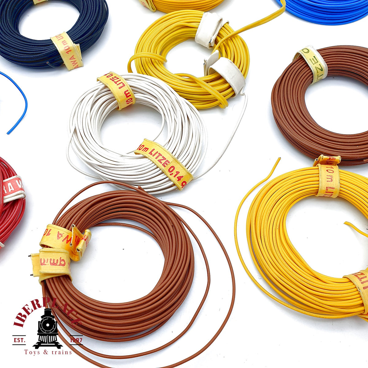 ♻️ 21x Brawa cables conexion de varios colores Escala H0 1:87