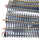 ♻️ Flesichmann 1700 1703 15x vias rectas y curvas de laton 🟡 GRADE B  Escala H0 1:87