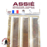 ♻️ Assié 087.003 Reja Valla Metal Fotograbado Grille Messing Escala H0 1:87