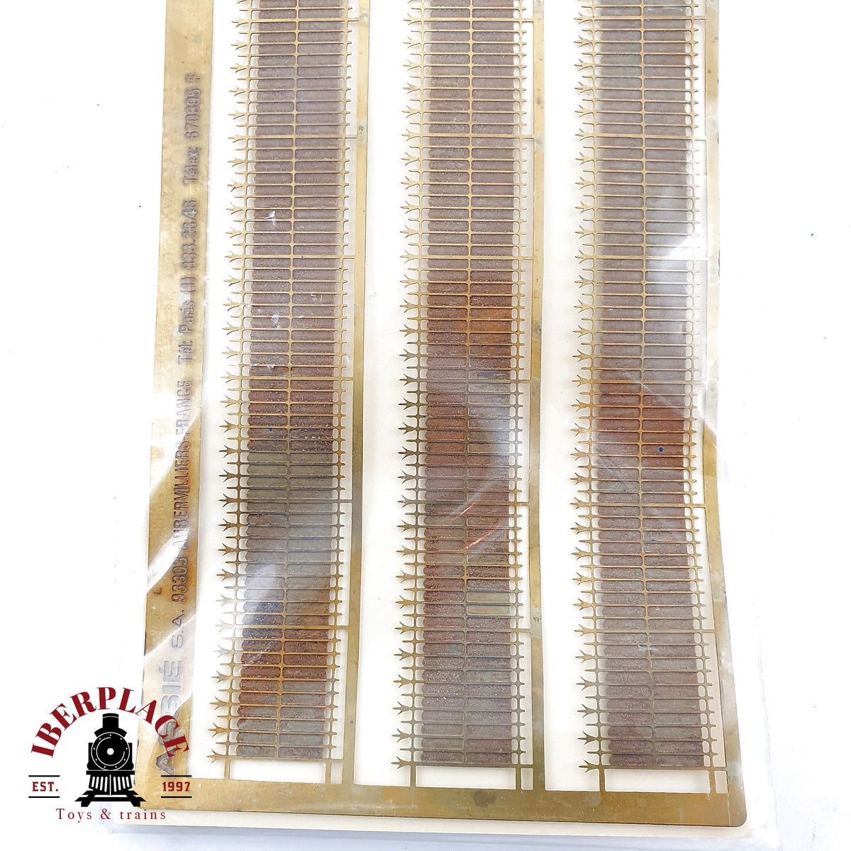 ♻️ Assié 087.003 Reja Valla Metal Fotograbado Grille Messing Escala H0 1:87