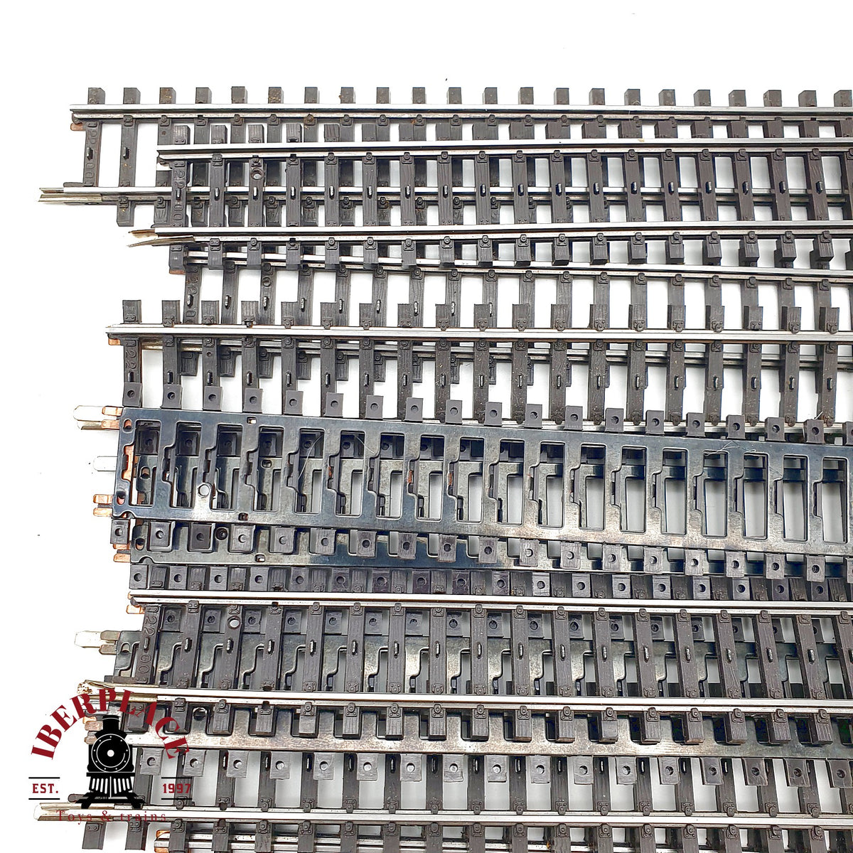 ♻️ Märklin 15x vias rectas y curvas tope de vias sistema K 🟡 GRADE B  Escala H0 1:87