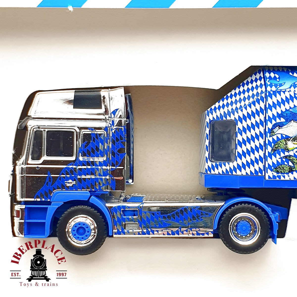 ♻️✨ Herpa camion semirremolque Bayern Edition Munchen Nº84 LTD 1500 H0 1:87